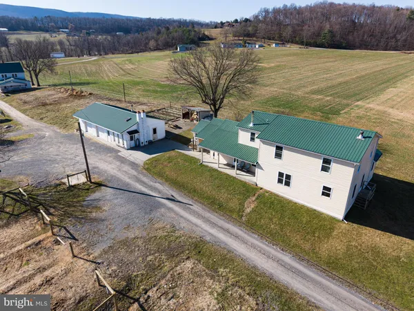 a view of a lake with a mountain