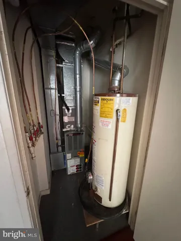 a view of water heater room