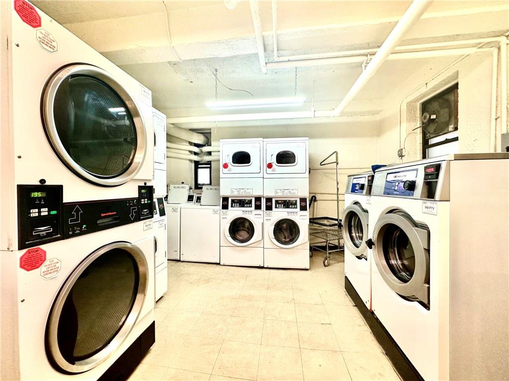 3060 Ocean Avenue, Unit 2C Brooklyn, NY 11235 - Photo 17 of 20 a utility room with dryer and washer