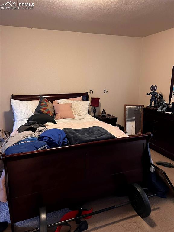 6350 Dancing Moon Way Colorado Springs, CO 80911 - Photo 4 of 12 a bed sitting in a bedroom next to a lamp