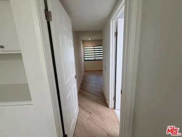 a view of hallway with stairs