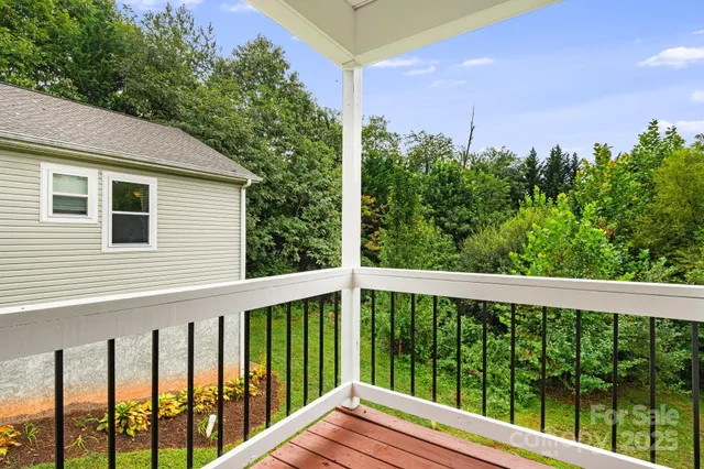 a view of a wooden fence