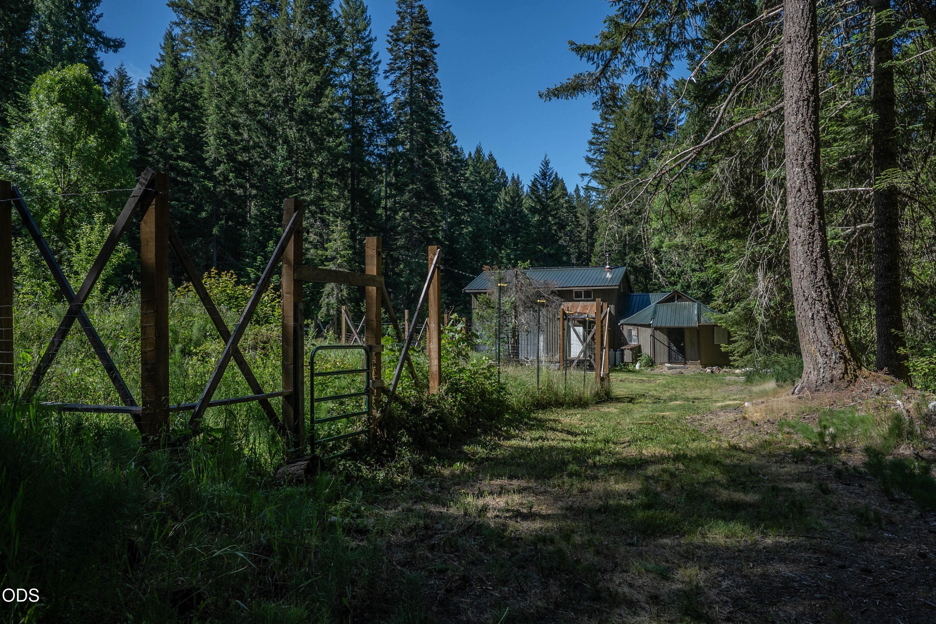8245 Jumpoff Joe Creek Road Grants Pass, OR 97526 - Photo 33 of 43 a big yard with lots of green space and trees