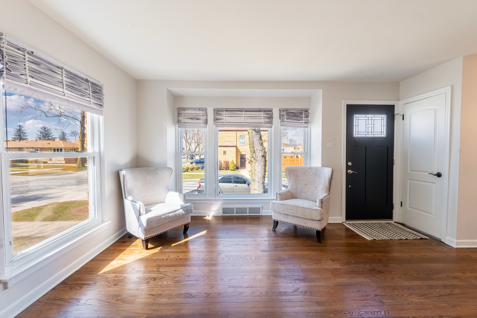 2335 14th Avenue North Riverside, IL 60546 - Photo 4 of 33 a living room with fireplace furniture and a wooden floor