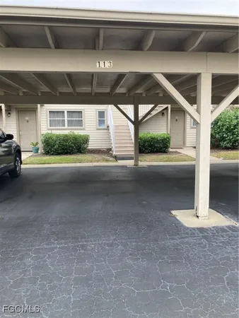 a view of a car garage door