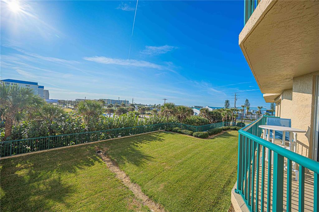 4575 South Atlantic Avenue, Unit 6209 Ponce Inlet, FL 32127 - Photo 25 of 53 a view of a balcony with an ocean