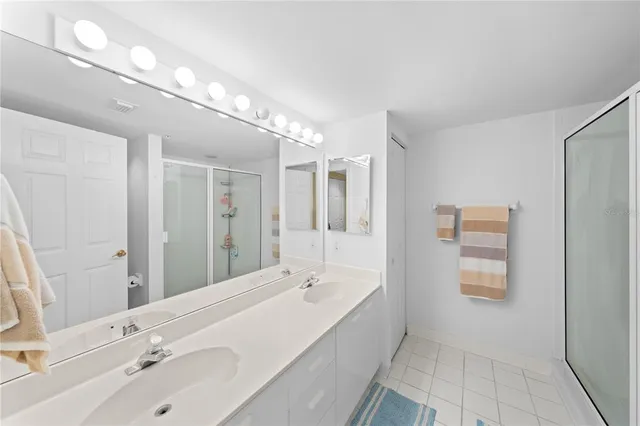 a bathroom with a shower and toilet