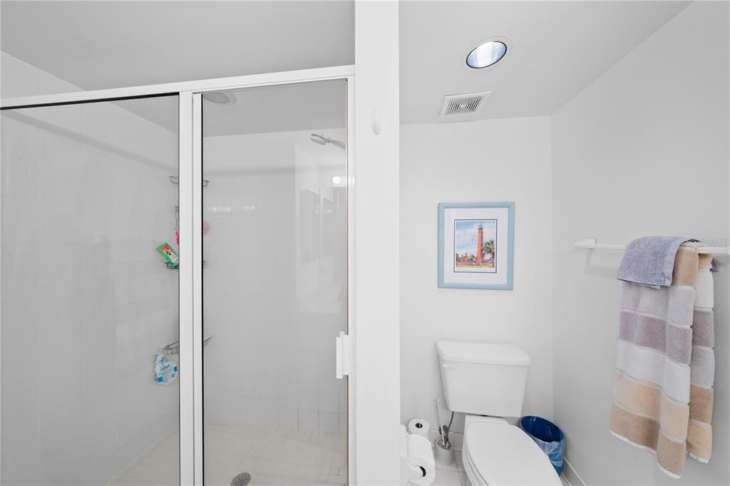 4575 South Atlantic Avenue, Unit 6209 Ponce Inlet, FL 32127 - Photo 38 of 53 a bathroom with a shower and toilet