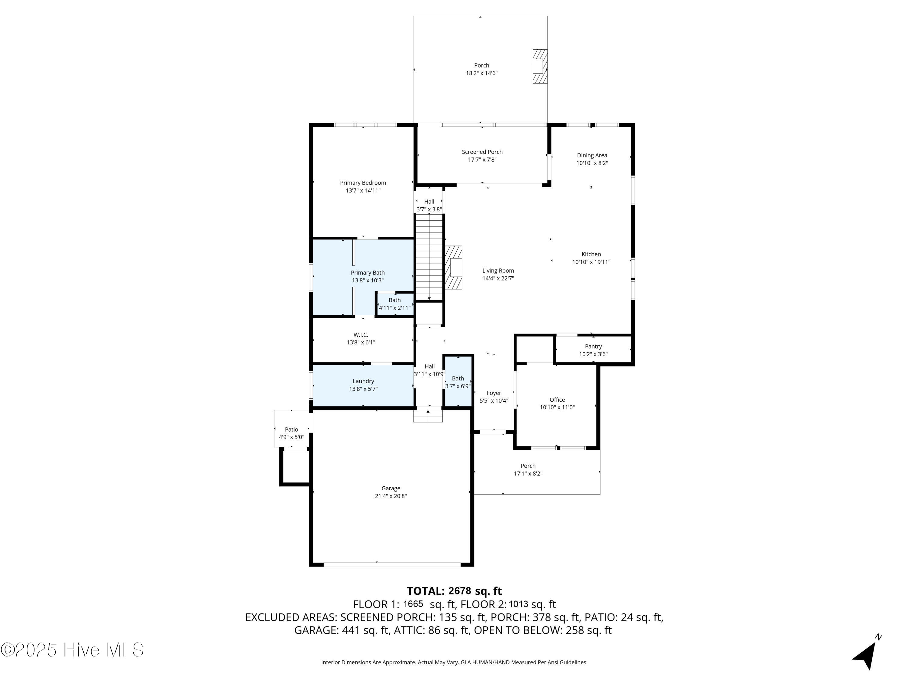 331 Spicer Lake Drive Holly Ridge, NC 28445 - Photo 79 of 83 1st_floor_331_spicer_lake_holly_ridge_wi