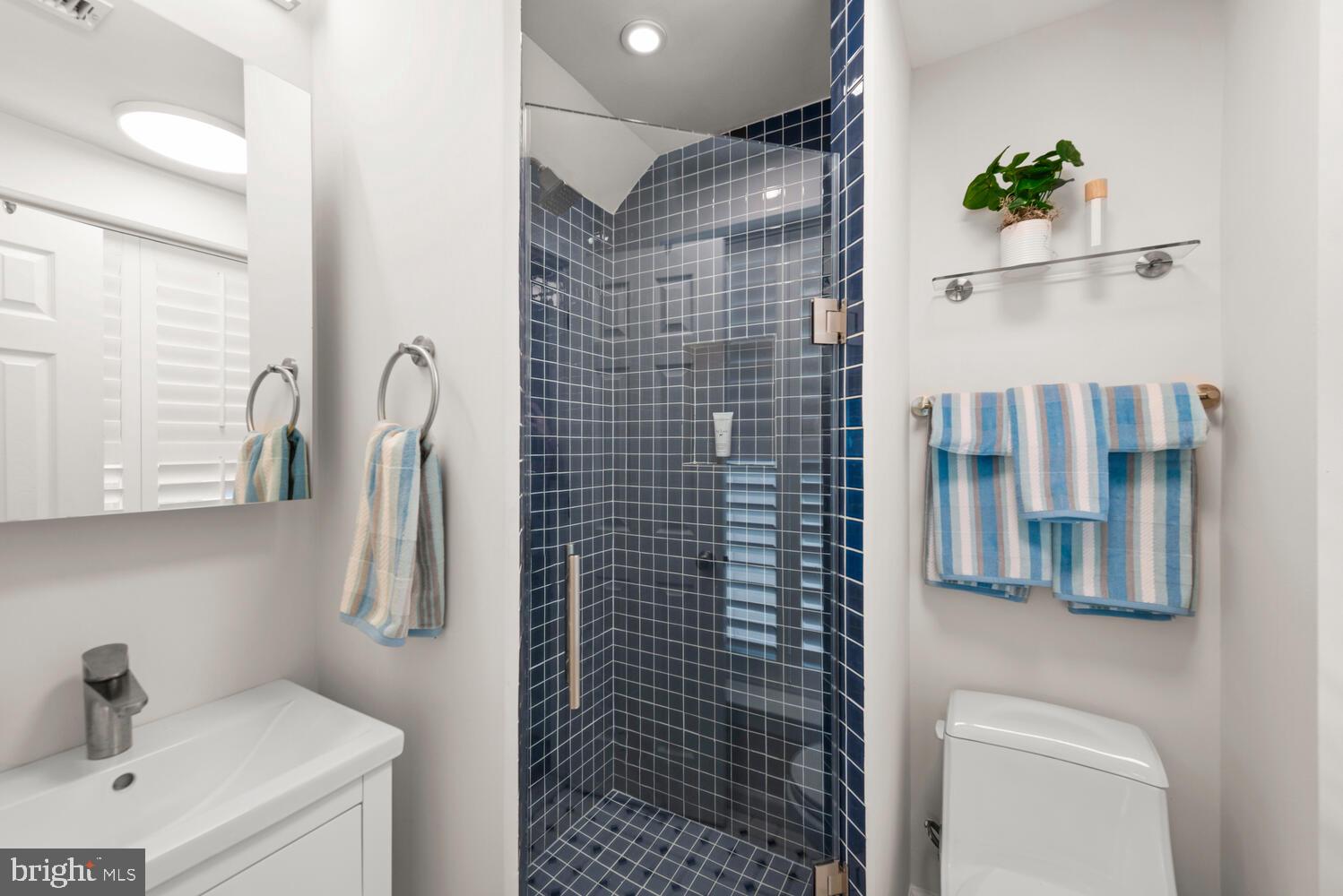 1745 Willard Street Northwest Washington, DC 20009 - Photo 41 of 86 Renovated full bathroom
