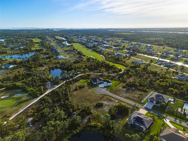 an aerial view of residential building with outdoor space