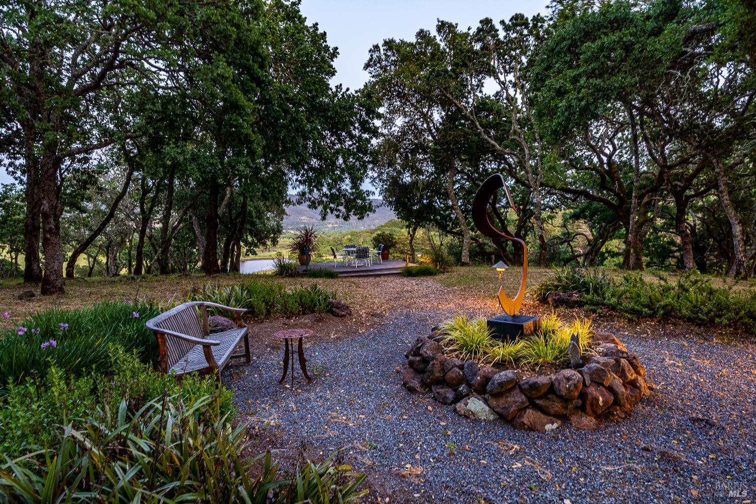 10601 Slattery Road Glen Ellen, CA 95442 - Photo 21 of 45 One of several areas accessed via groomed, lighted paths.