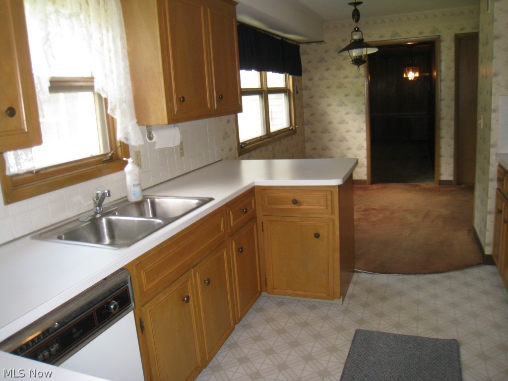 32515 Bainbridge Road Solon, OH 44139 - Photo 2 of 20 Large eat-in kitchen with wood cabinets, SS sink, plenty of counter space.