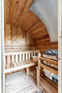 a view of yard with fountain and entertaining space