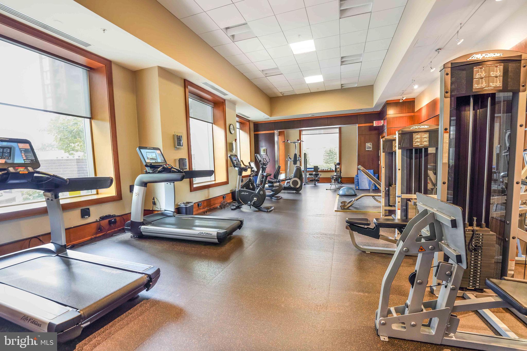 11990 Market Street, Unit 413 Reston, VA 20190 - Photo 54 of 82 a view of a room with gym equipment