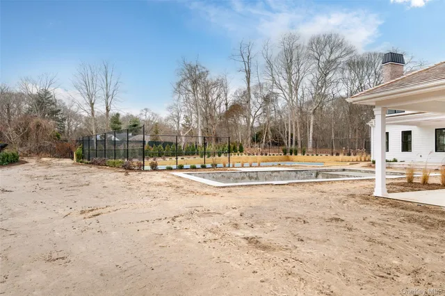 a view of a building with pathway