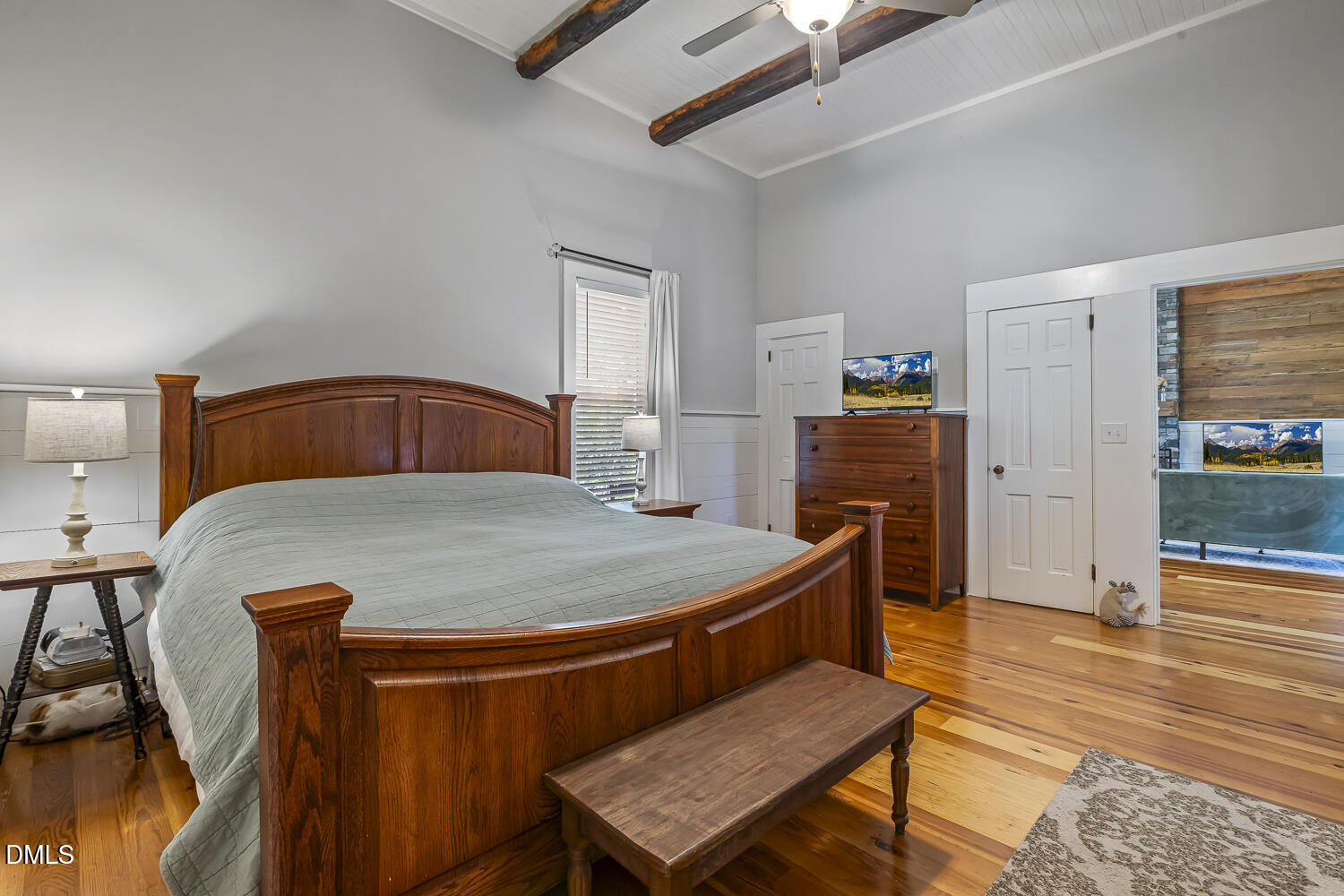 129 Kipling Road Fuquay-Varina, NC 27526 - Photo 26 of 58 a bedroom with furniture and wooden floor