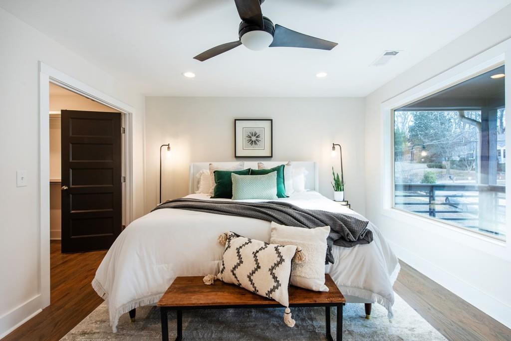 331 Eleanor Street Southeast Atlanta, GA 30317 - Photo 25 of 50 a bedroom with a bed and window