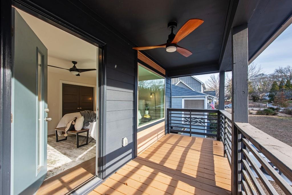331 Eleanor Street Southeast Atlanta, GA 30317 - Photo 29 of 50 a view of two chairs in the balcony