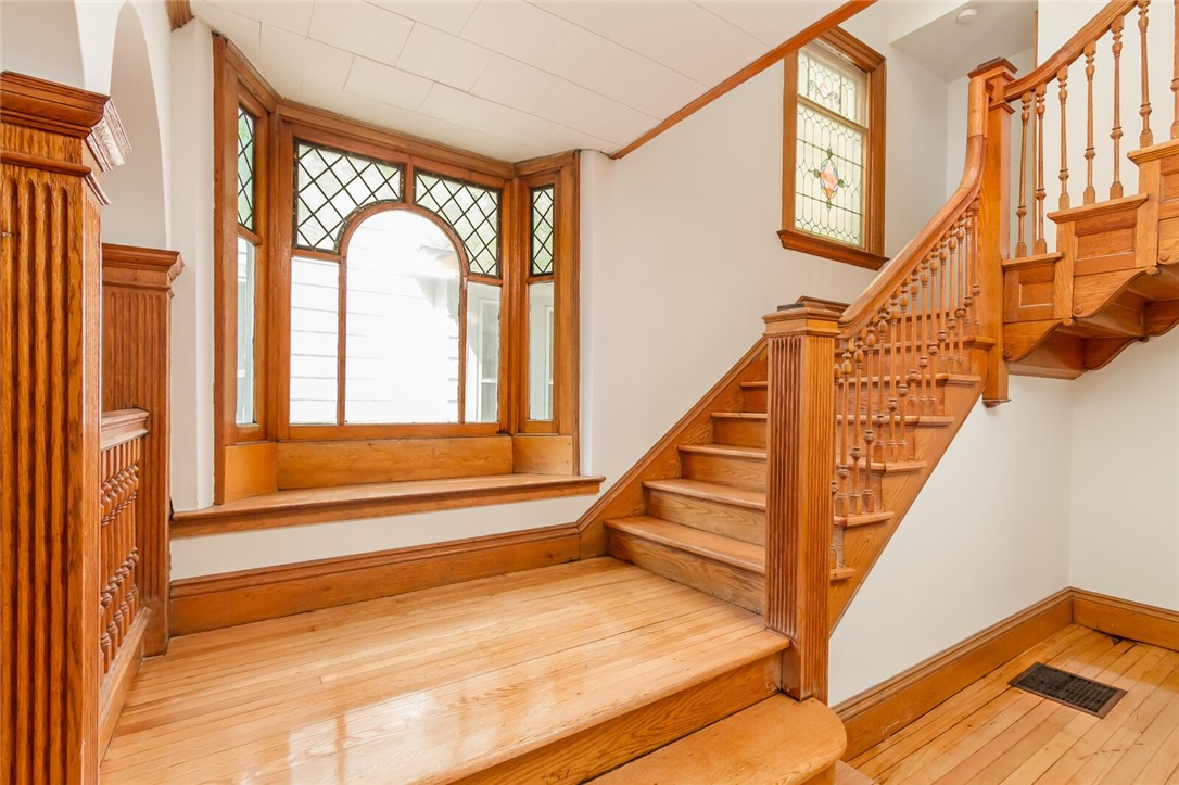 9 Menlo Place Rochester, NY 14620 - Photo 22 of 42 This staircase will take your breath away!
