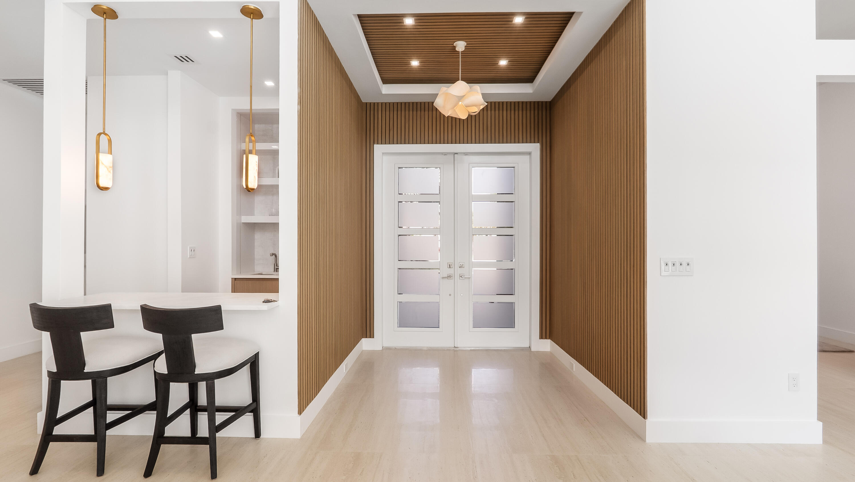 17400 Rosella Road Boca Raton, FL 33496 - Photo 12 of 102 a view of a hallway and an dining rom with furniture