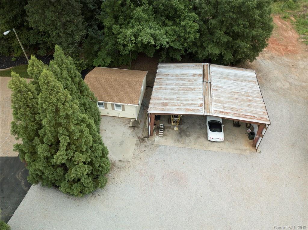 5708 Old Monroe Road Indian Trail, NC 28079 - Photo 5 of 26 an aerial view of a house having patio with potted plants