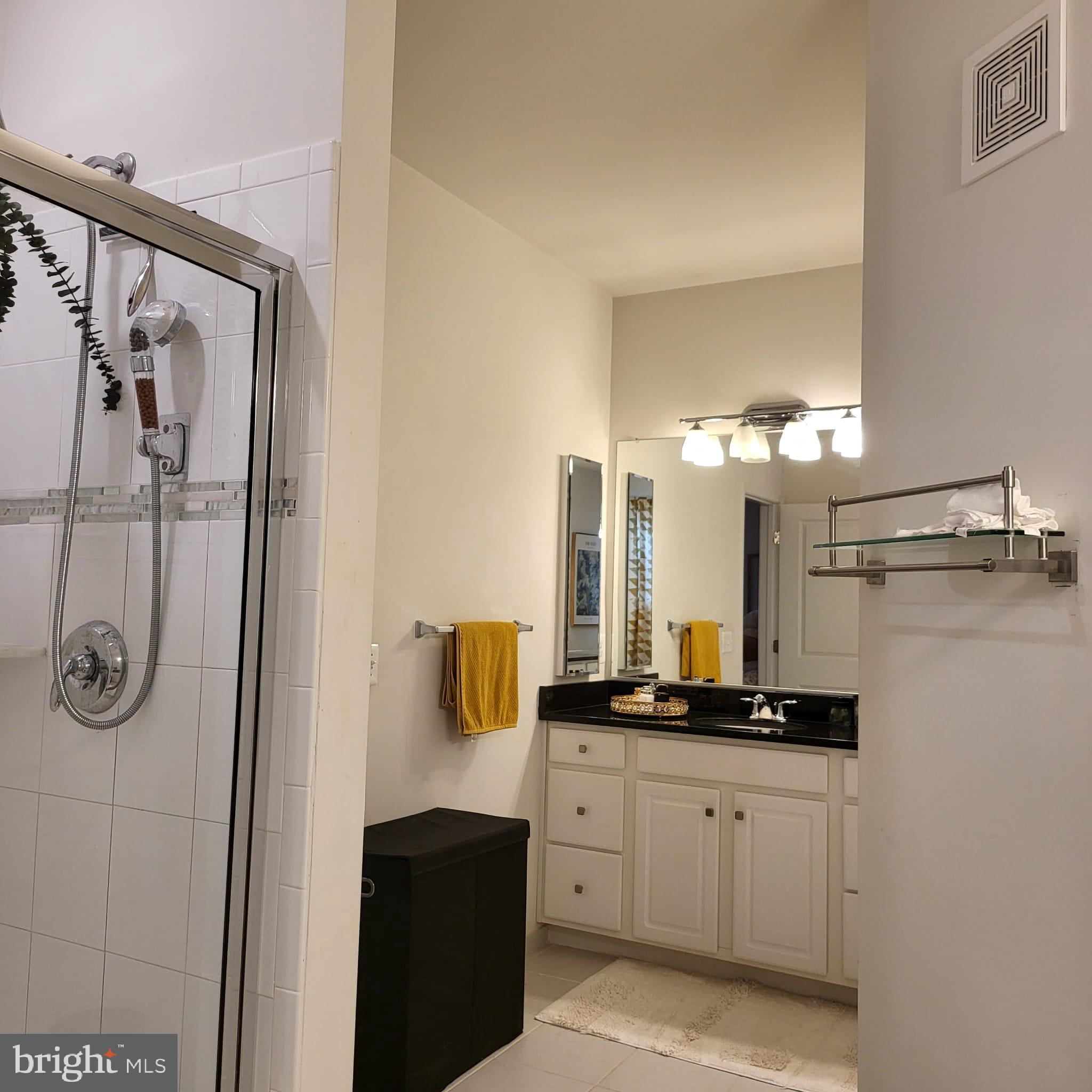 24626 Cable Mill Terrace Aldie, VA 20105 - Photo 17 of 46 a bathroom with a double vanity sink and mirror