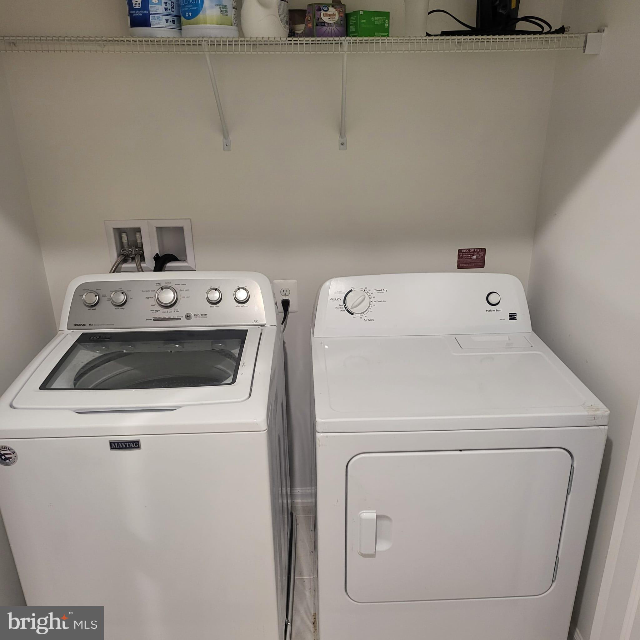 24626 Cable Mill Terrace Aldie, VA 20105 - Photo 41 of 46 a utility room with dryer and washer