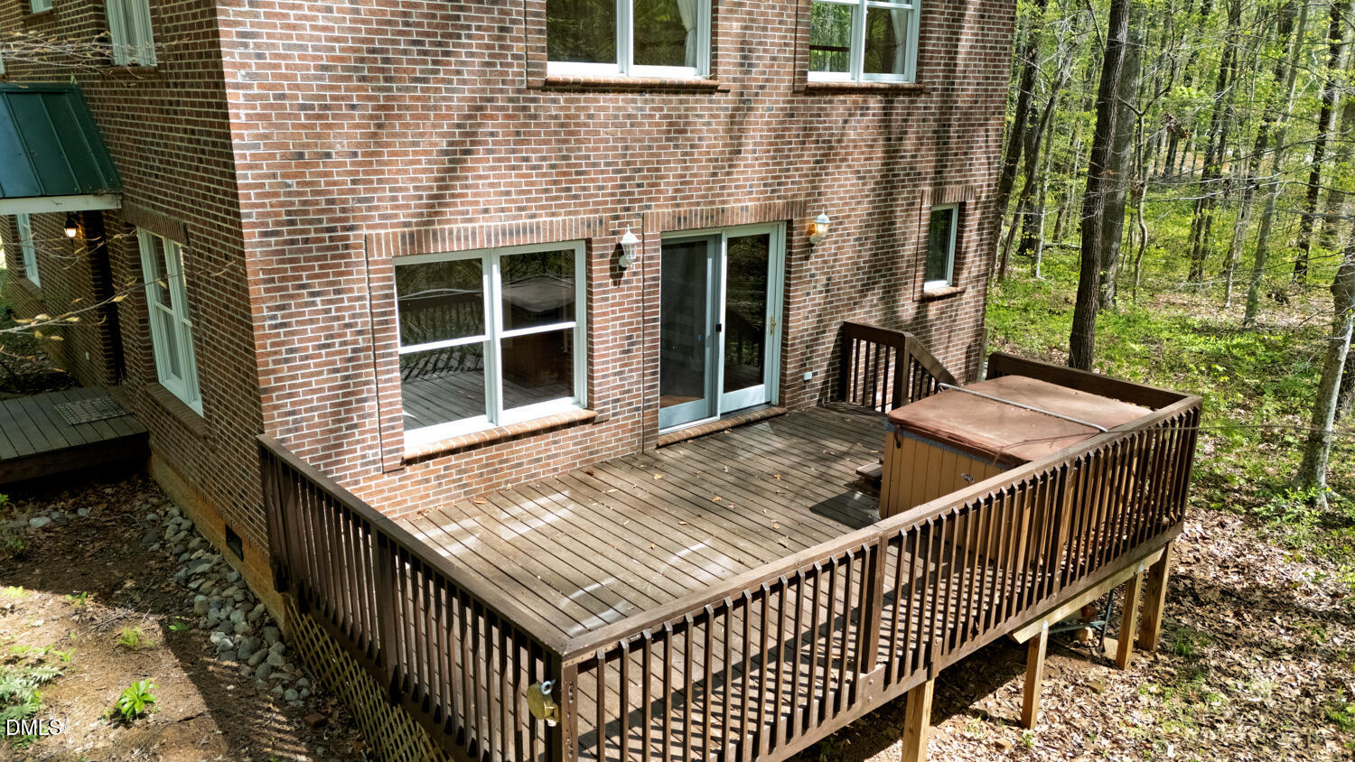 4524 Ridge Trail Efland, NC 27243 - Photo 7 of 48 a view of balcony with wooden floor and seating space