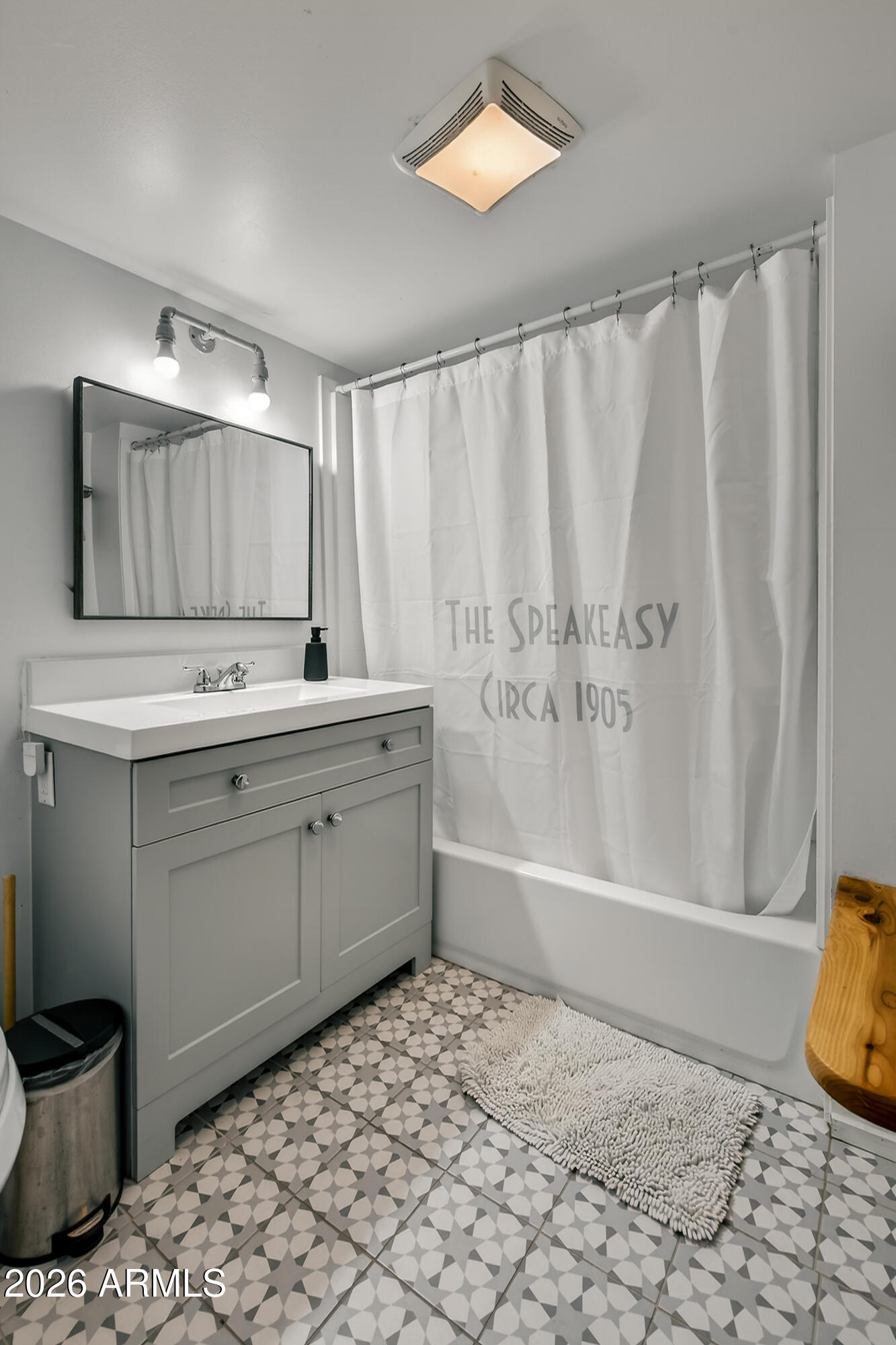 511 Main Street Jerome, AZ 86331 - Photo 23 of 67 a bathroom with a sink and a mirror