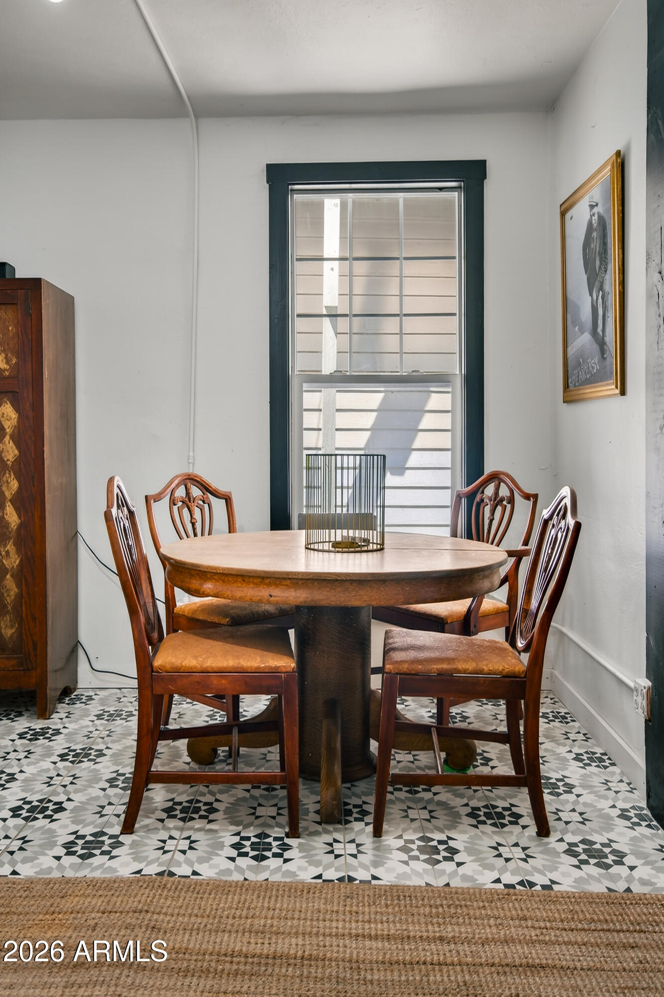 511 Main Street Jerome, AZ 86331 - Photo 41 of 67 a dining room with furniture and wooden floor