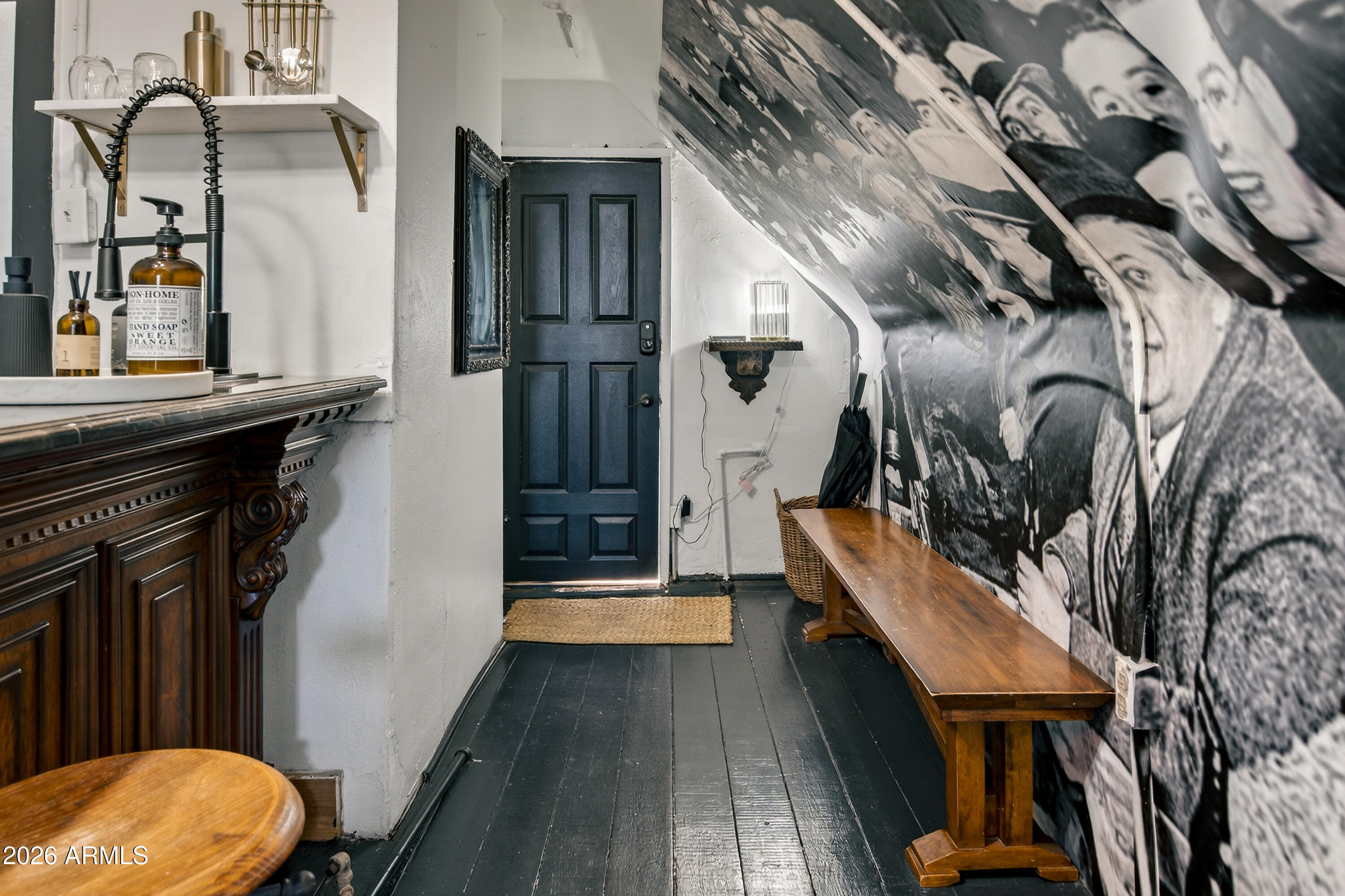 511 Main Street Jerome, AZ 86331 - Photo 50 of 67 a bathroom with a toilet a sink and mirror