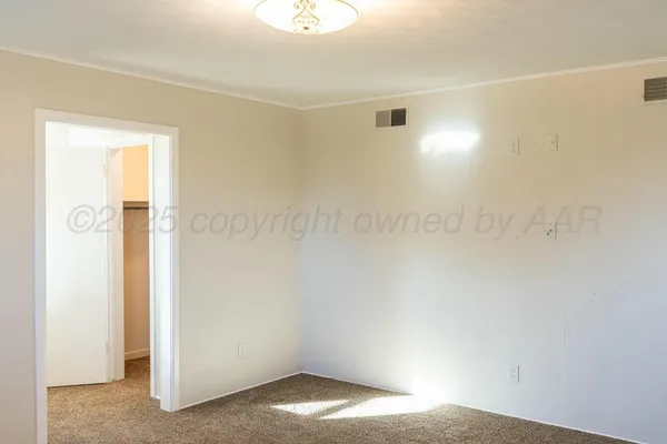 a view of an empty room