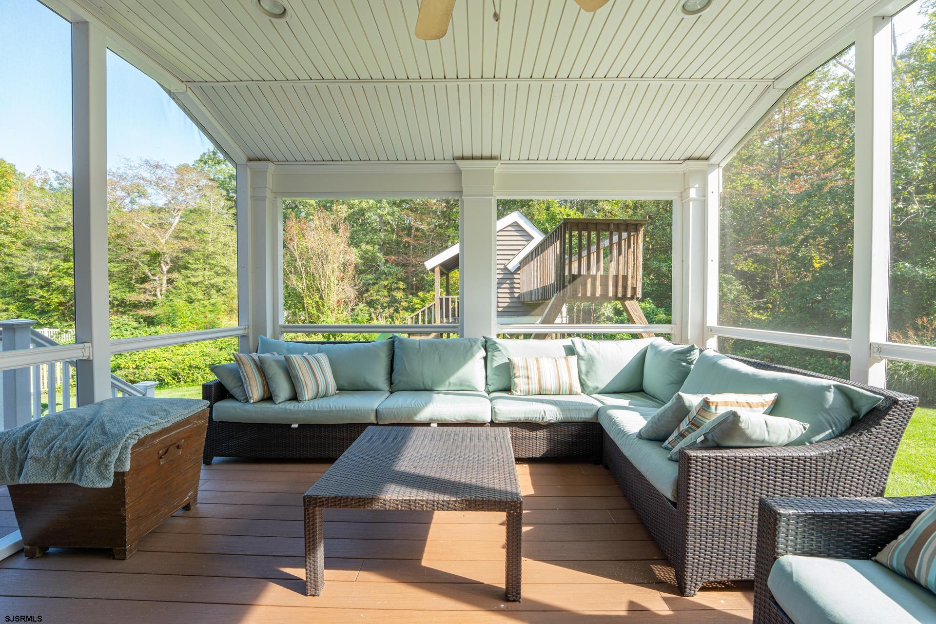 103 Tyler Road Ocean View, NJ 08230 - Photo 27 of 80 a living room with furniture and a large window