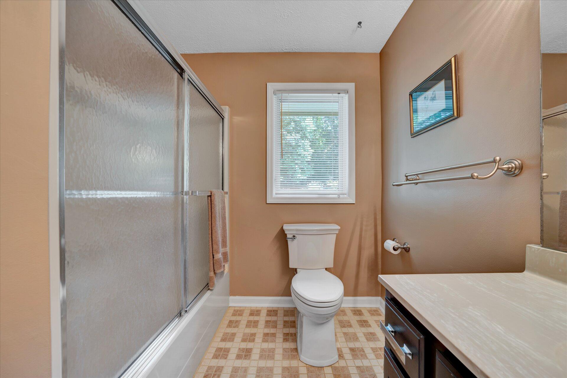 85 Chickadee Circle Moneta, VA 24121 - Photo 27 of 57 a bathroom with a sink a toilet and shower