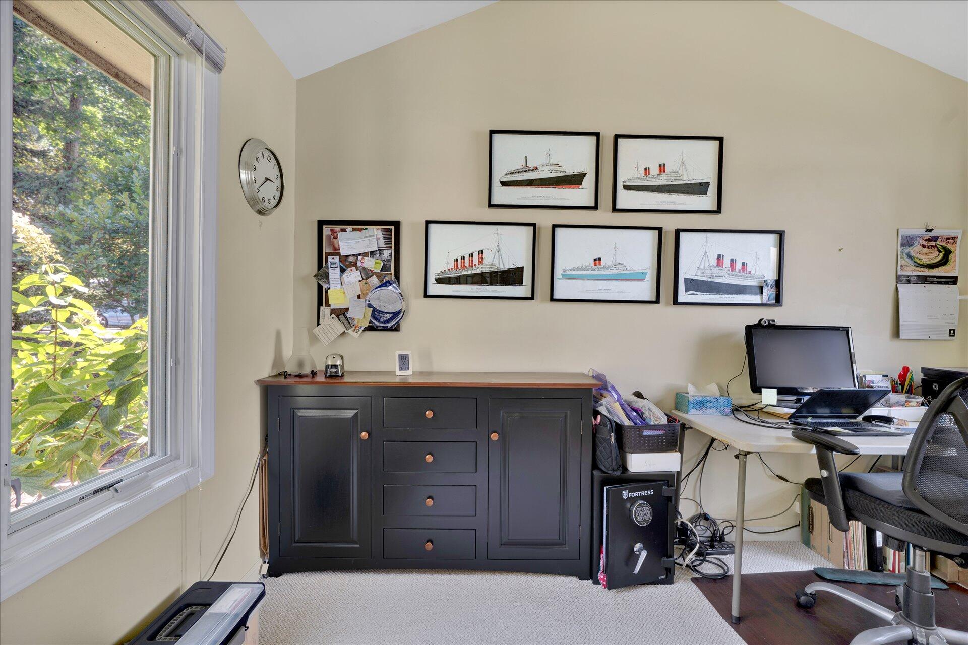85 Chickadee Circle Moneta, VA 24121 - Photo 35 of 57 a bedroom with a bed and a desk