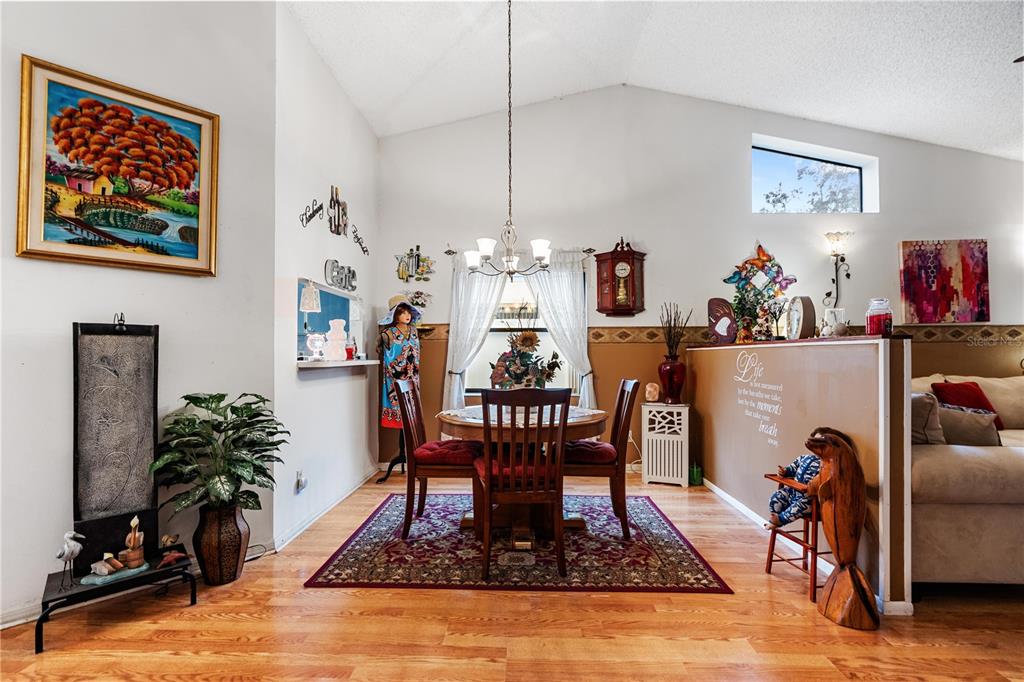 11719 Rose Tree Drive New Port Richey, FL 34654 - Photo 8 of 51 a view of a dining room with furniture and wooden floor
