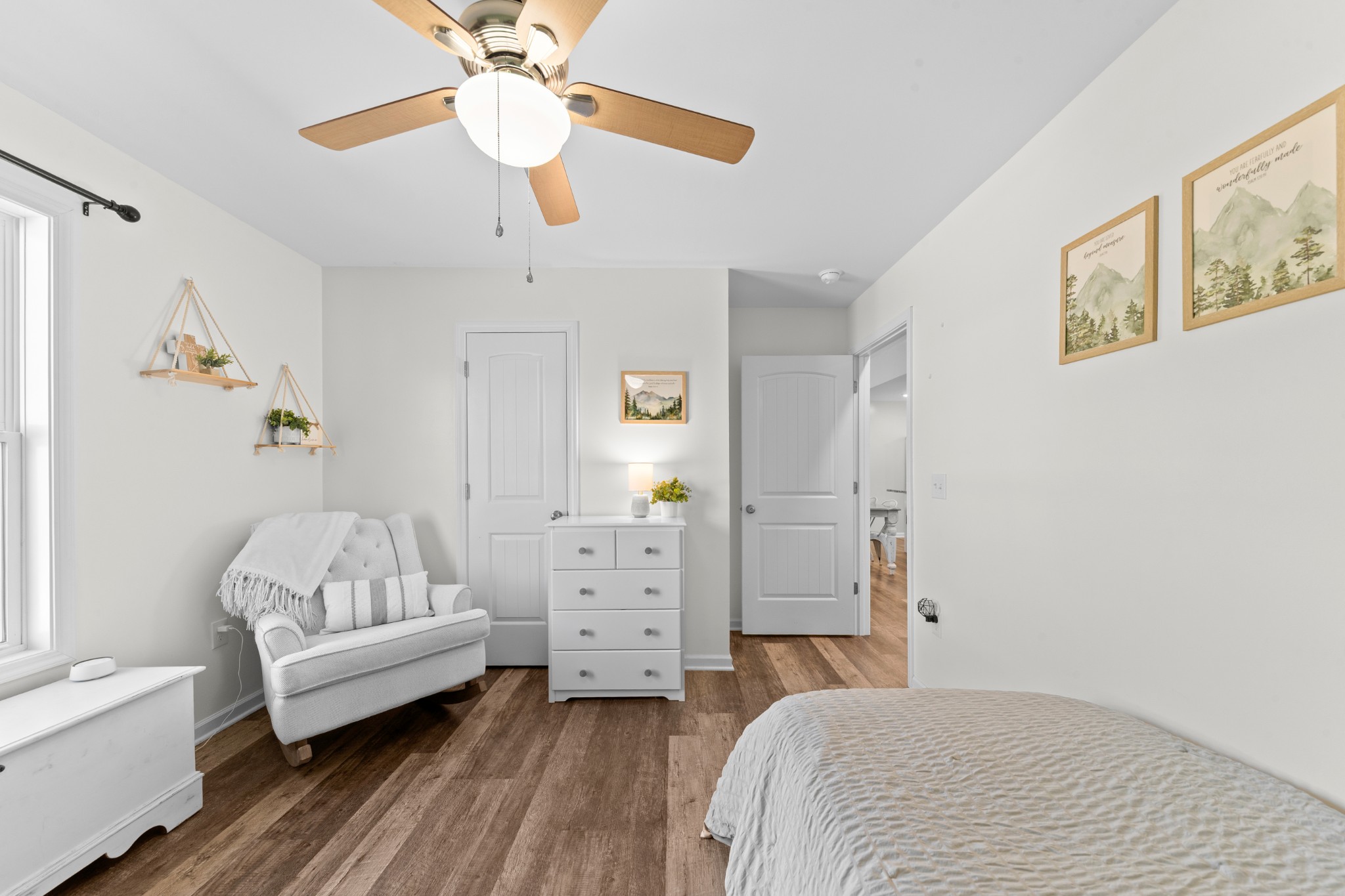 2023 Coleman Road Cornersville, TN 37047 - Photo 36 of 80 a bedroom with a bed and a window