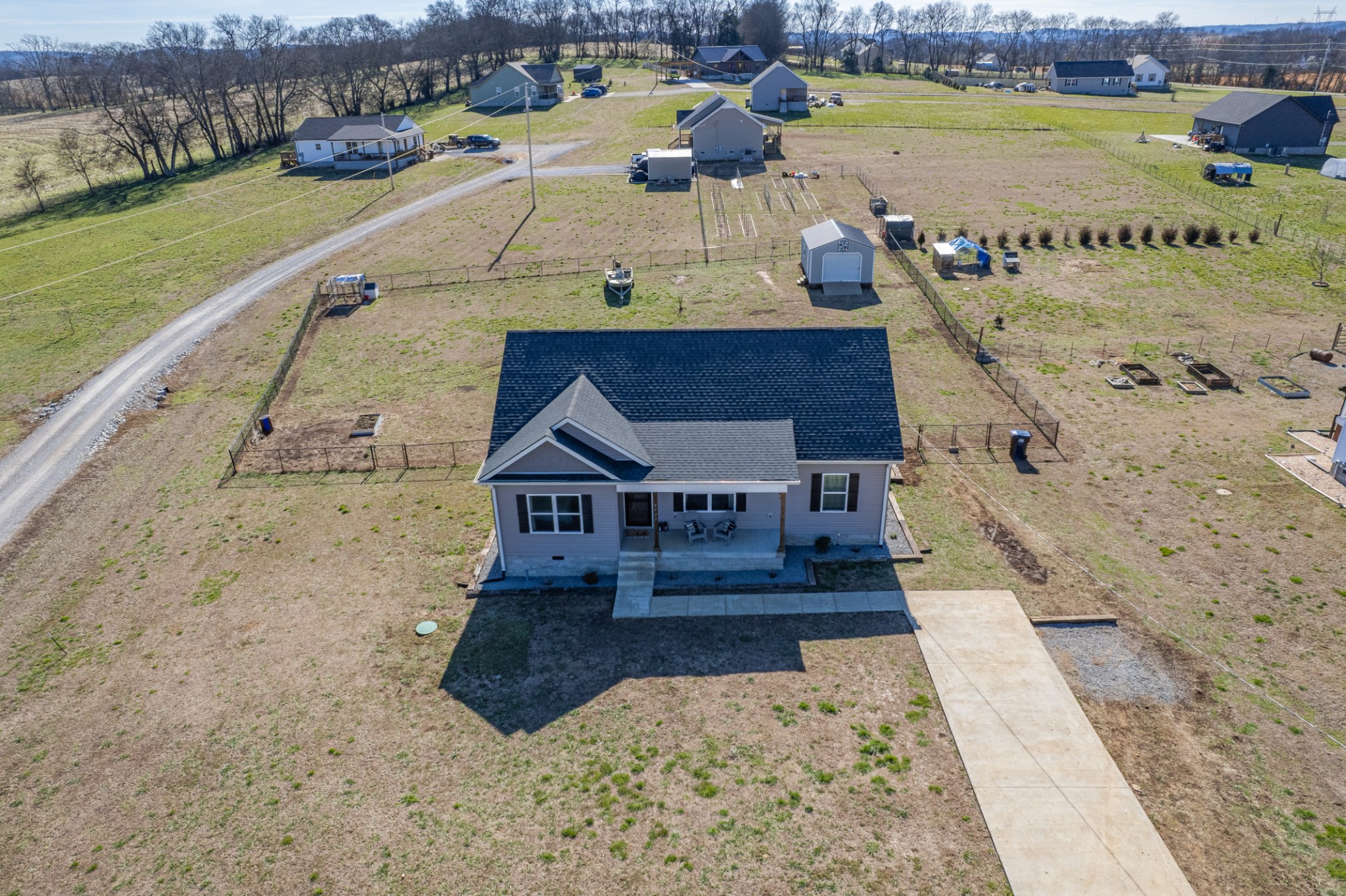 2023 Coleman Road Cornersville, TN 37047 - Photo 58 of 80 a view of a house with a ocean view