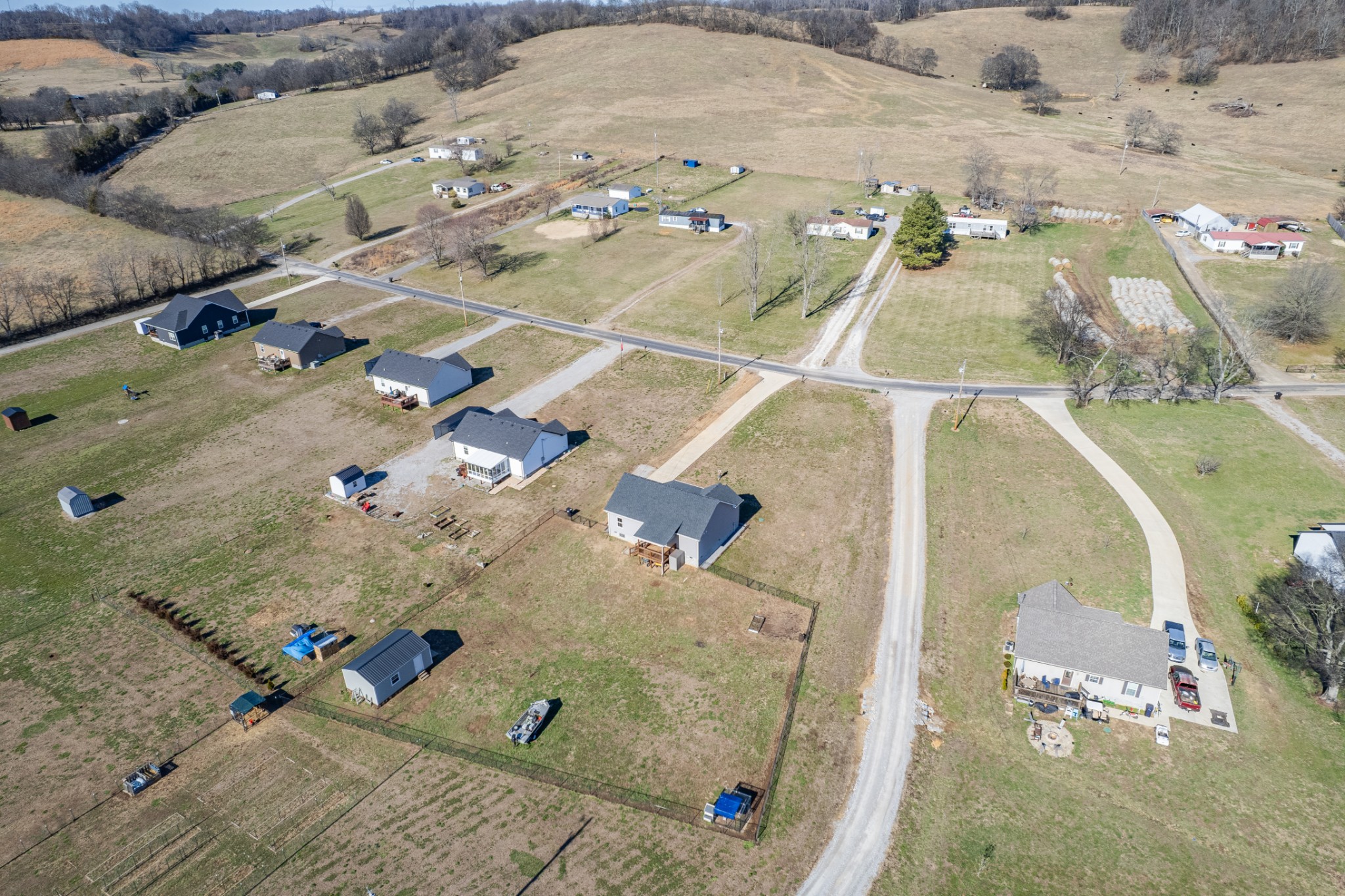 2023 Coleman Road Cornersville, TN 37047 - Photo 78 of 80 an aerial view of a house