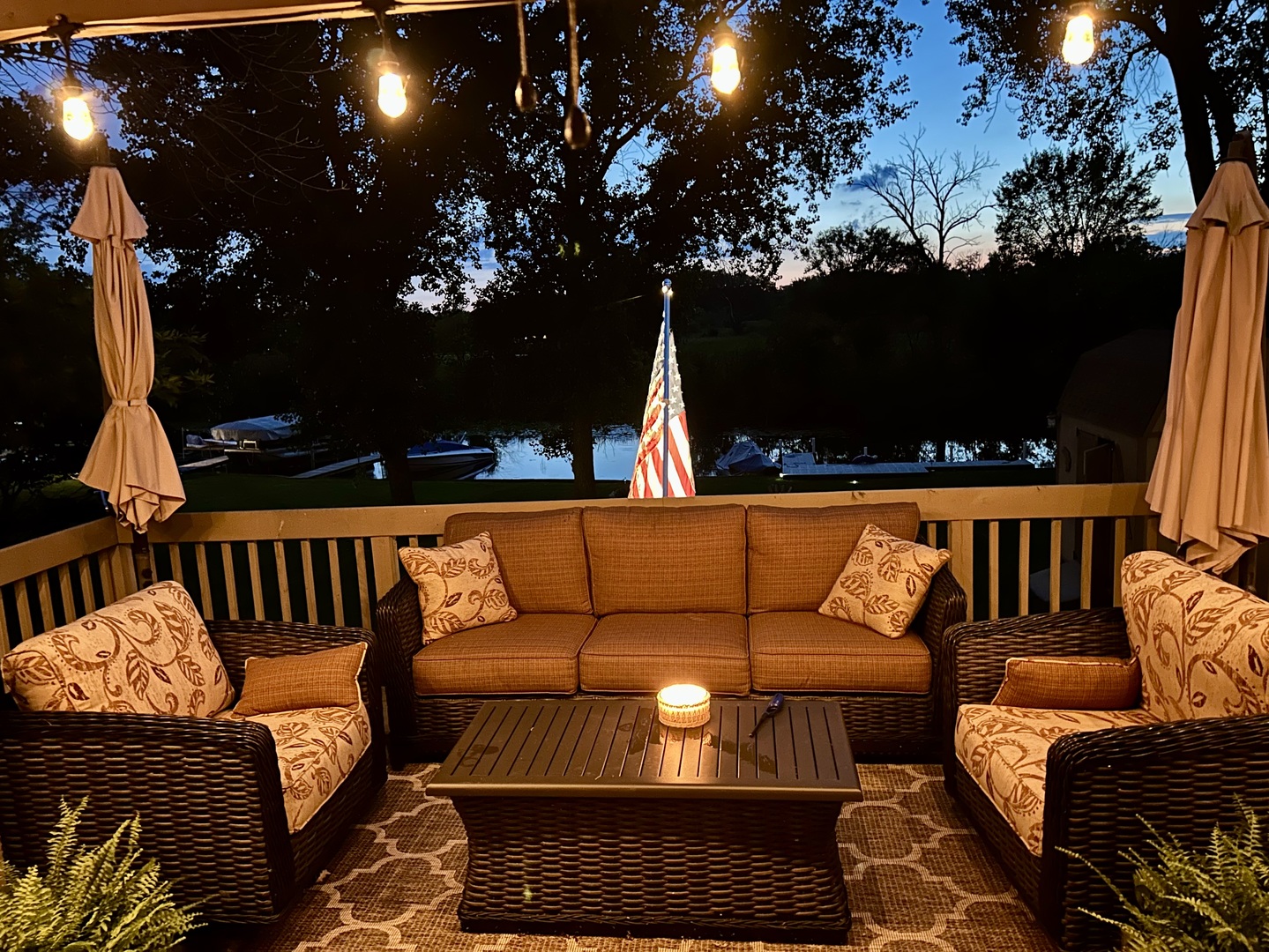 28986 Manitoba Trail McHenry, IL 60051 - Photo 39 of 44 a terrace of a house with outdoor seating