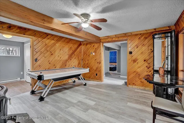 a room with gym equipment