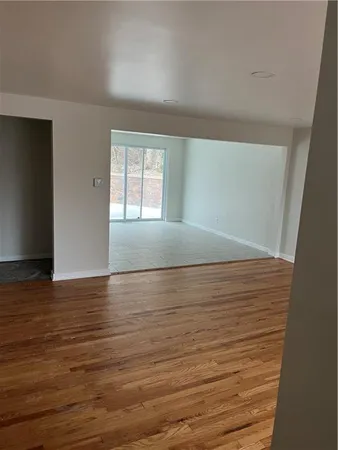 wooden floor in an empty room
