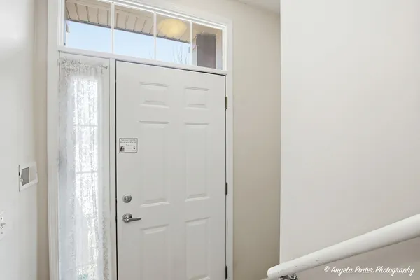 a view of front door