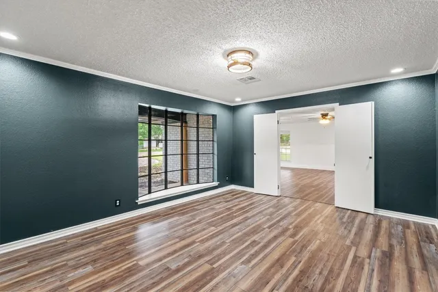 wooden floor in an empty room