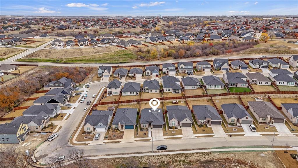 7136 Intrepid Drive Fort Worth, TX 76179 - Photo 29 of 31 an aerial view of a building with garden