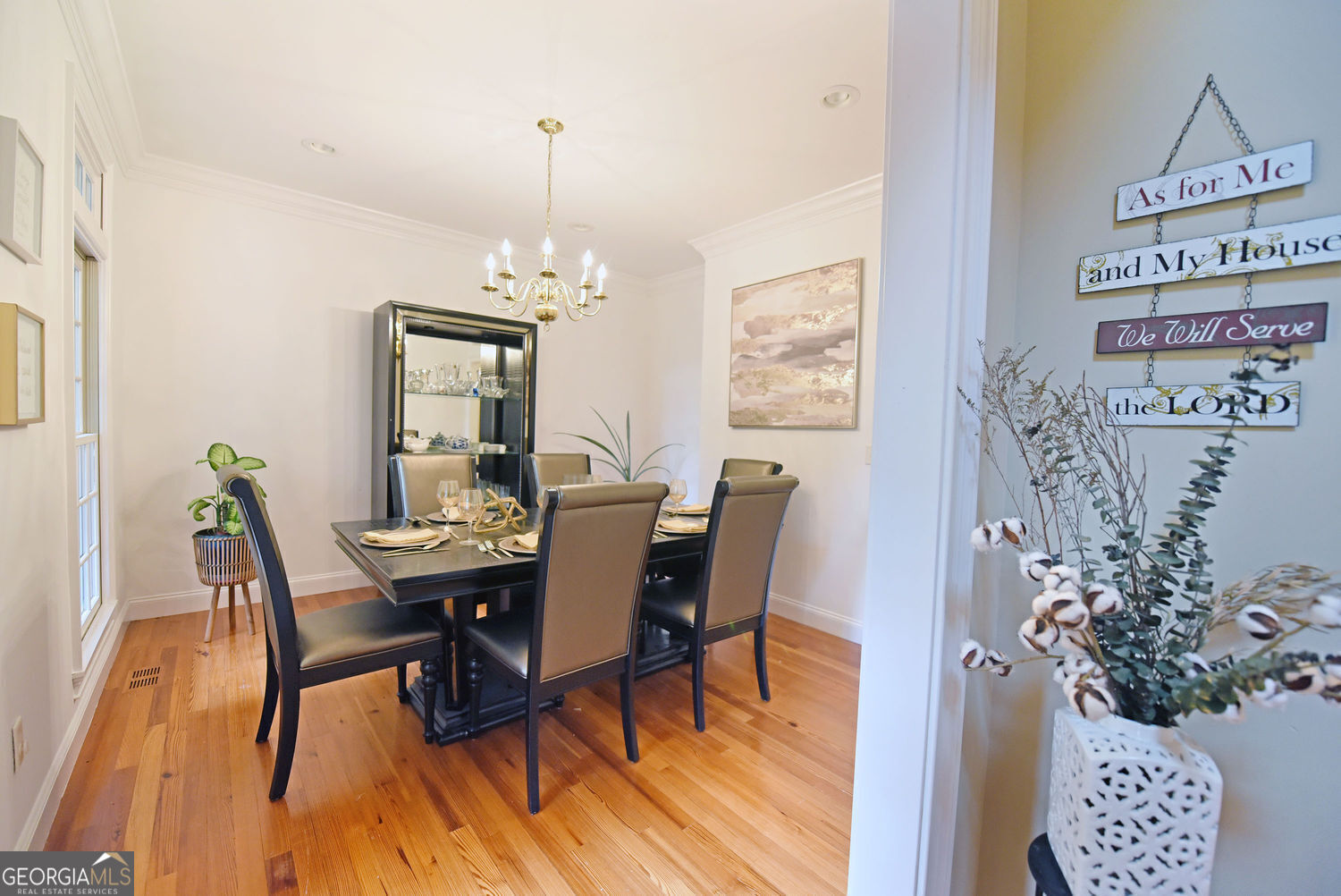 919 Deer Chase Toccoa, GA 30577 - Photo 14 of 62 a view of a dining room with furniture window and wooden floor