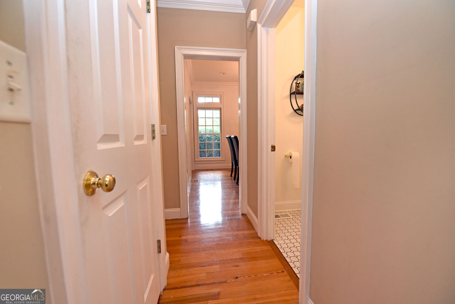 919 Deer Chase Toccoa, GA 30577 - Photo 41 of 62 a view of a hallway with wooden floor and closet