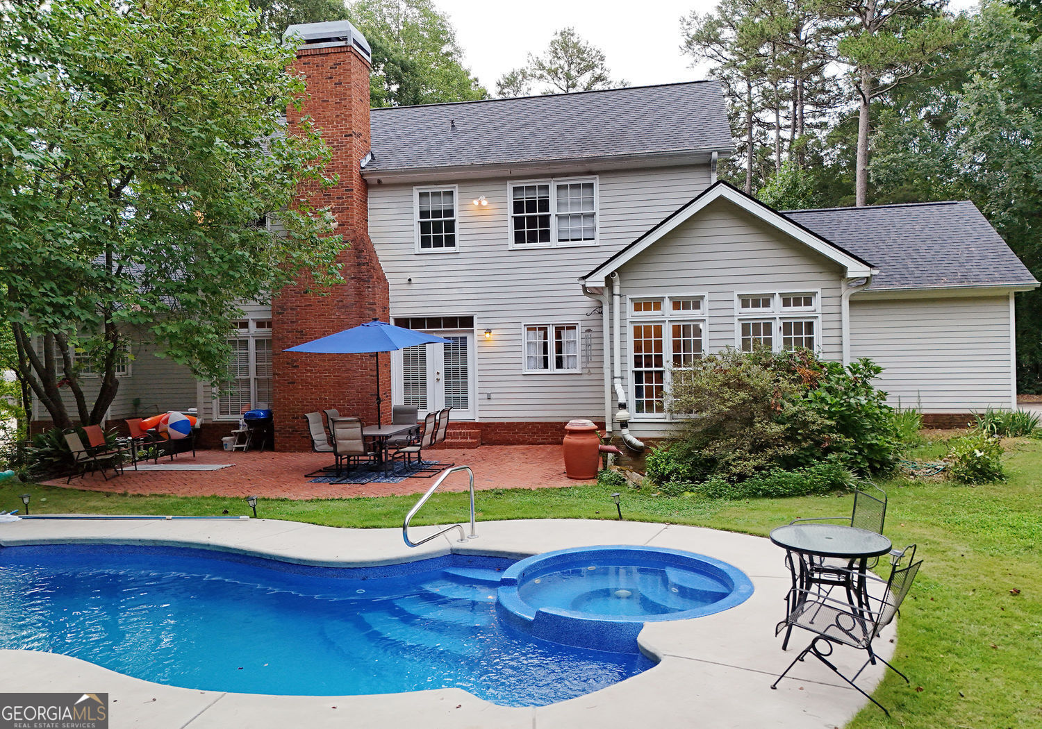 919 Deer Chase Toccoa, GA 30577 - Photo 59 of 62 a view of a house with swimming pool and yard