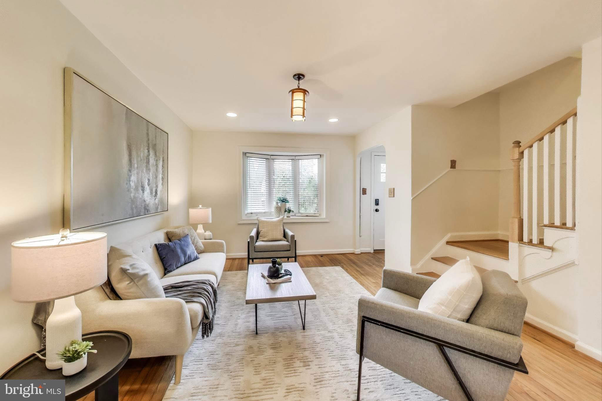 3357 Clay Place Northeast Washington, DC 20019 - Photo 3 of 16 a living room with furniture and wooden floor